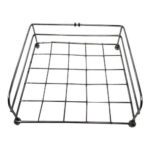 Stainless Steel Wall Mount Set Top Box Stand - Neckline Detail by Nari Haat, Indian ethnic wear, women clothing, desi...