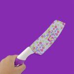 Stainless Steel Chef Knife 9 Inch – Anti-Rust Sharp Kitchen Knife - Neckline Detail by Nari Haat, Indian ethnic wea...