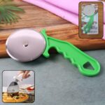 Stainless steel pizza and pastry cutter