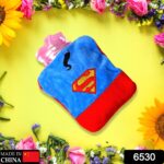 Superman Print Small Hot Water Bag with Cover for Pain Relief - With Dupatta by Nari Haat, Indian ethnic wear, women ...