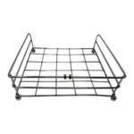 Stainless Steel Wall Mount Set Top Box Stand - Fabric Detail by Nari Haat, Indian ethnic wear, women clothing, design...