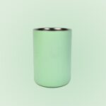 Vacuum Glass 304 Stainless Steel Home Office Lidless Anti-Scald Water Cup Drink - Back View by Nari Haat, Indian ethn...