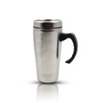Stainless Steel Vacuum Glass Insulated Glass Coffee Cups, Tumbler (1 pc) - Front View by Nari Haat, Indian ethnic wea...