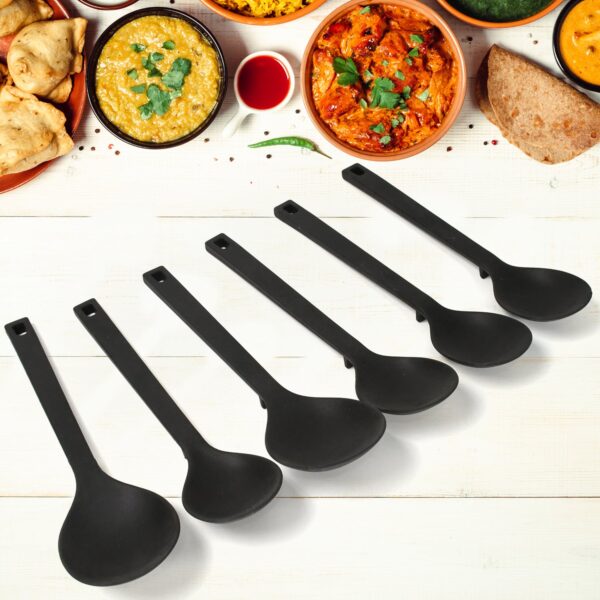 Multipurpose Silicone Spoon, Silicone Basting Spoon Non-Stick Kitchen Utensils Household Gadgets Heat-Resistant Non S...