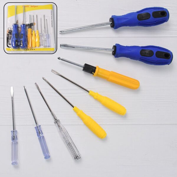 8 -in-1 Multi Screwdriver Hand Tool Kit Set (8 Pcs Set) - Front View by Nari Haat, Indian ethnic wear, women clothing...