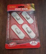 Self- Adhesive Hooks, Heavy Duty Wall Hooks Hangers Stainless Steel Waterproof Sticky Hooks for Hanging Robe Coat Tow...