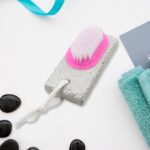 Hand and Foot Brush with pumice stone to Remove Dead Skin & Callus Stone Foot Scrubber Pedicure Brush For Dead Skin -...