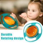 Portable Non Spill Feeding Toddler Gyro Bowl 360 Degree Rotating Dish - Neckline Detail by Nari Haat, Indian ethnic w...