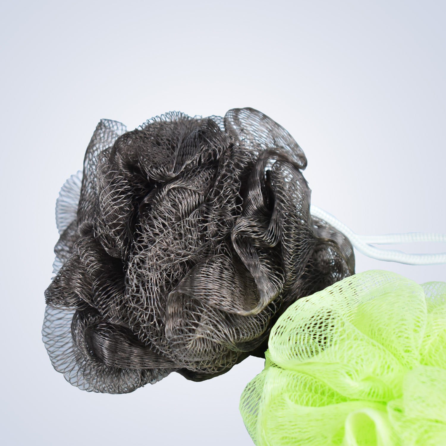 1_c2b11b19-1cde-4fbd-b811-582502d4f16f.jpg Bathing Accessories Foot Scrubber & Loofah Sponge for Men and Women (Pack of 2) - Front View by Nari Haat, Indian eth...