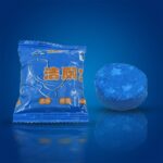 Blue Bubble Toilet Cleaning Tablets – Powerful Decontamination (12 Pc) - Front View by Nari Haat, Indian ethnic wea...