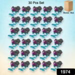 Small push back duck toy, Ejectable spring tail duck, Small DIY duck Toy (30 Pcs Set) - With Dupatta by Nari Haat, In...