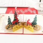 3D -Up Greeting Card (1 Pc): Birthday, Love, Christmas - Back View by Nari Haat, Indian ethnic wear, women clothing, ...