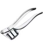 Stainless Steel Garlic Press Crusher ,Crusher ,Squeezer ,Masher ,and Lemon Juicer - Sleeve Design by Nari Haat, India...