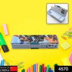 Double Sided Magnetic Geometry Pencil Box r for Boys Girls Art Use - With Dupatta by Nari Haat, Indian ethnic wear, w...