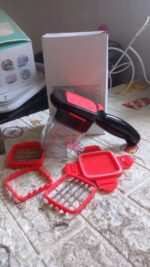 Multifunction Vegetable Cutter Manual Vegetable Quick Dicer Fruit and Vegetable - Fabric Detail by Nari Haat, Indian ...