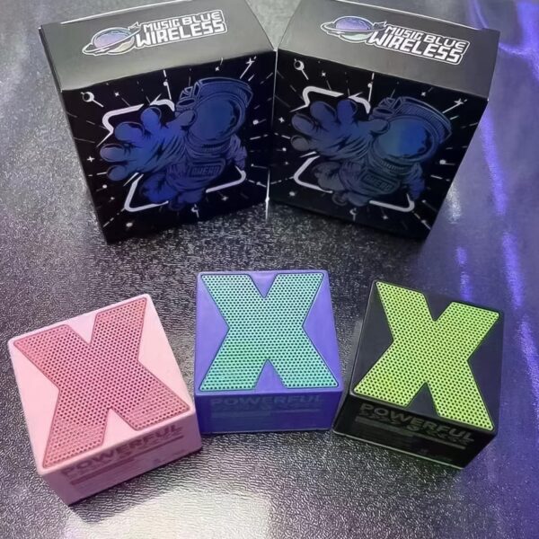 Mini Speaker Portable Wireless Speaker with Immersive Sound  (1 Pc / Mix Color) - Front View by Nari Haat, Indian eth...