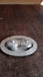 Oval Shape Special Puja Thali (1 Pc / Mix Design) - Fabric Detail by Nari Haat, Indian ethnic wear, women clothing, d...