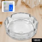 Transparent Ashtray – Cigarette Holder for Home, Office, Bar & Restaurant (1 Pc) - With Dupatta by Nari Haat, India...