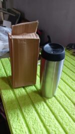 Stainless Steel Coffee Travel Mug for Hot & Cold Drinks (850 ML) - Full Detail by Nari Haat, Indian ethnic wear, wome...