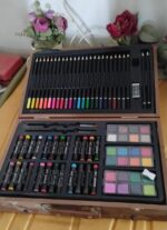 Artist Drawing & Painting Color Set ith Wooden Case (112 Pcs Approx) - Fabric Detail by Nari Haat, Indian ethnic wear...