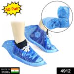 Type Plastic Elastic Top Disposable Shoe Cover for Rainy Season (50 Pairs) - With Dupatta by Nari Haat, Indian ethnic...