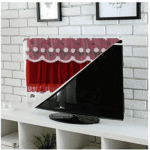 Dustproof Cover For Indoor, TV Screen Protector Cloth Cover (42 Inch / Mix Color) - Back View by Nari Haat, Indian et...