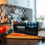 Kitchen Knife Sharpener – Handheld Chefs & Serrated (1 Pc, Chopper Not Included) - Full Detail by Nari Haat, Indian...