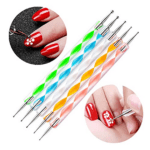 Nail Art Point Pen and Set Used by Women's for Their Fashion Purposes (Pack of 5Pcs) - Sleeve Design by Nari Haat, In...