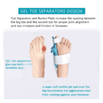 Adjustable Bunion Support Splint – Hallux Valgus Corrector for Men & Women - Back View by Nari Haat, Indian ethnic ...