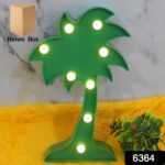 LED Night Light Coconut Tree Light Romantic Table Lamp (1 Pc / Battery Not Included) - With Dupatta by Nari Haat, Ind...
