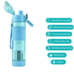Alkaline Water Bottle with Food Grade Plastic, Stylish & Portable (Particulates Not Included) - Sleeve Design by Nari...