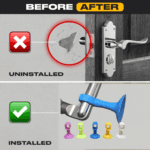 Self-Sucking Silicone Door Stopper (5 Pcs Set) - Sleeve Design by Nari Haat, Indian ethnic wear, women clothing, desi...