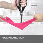 Reusable Silicone Cleaning Brush Scrubber Gloves (Multicolor) - Closeup Embroidery by Nari Haat, Indian ethnic wear, ...