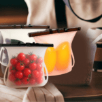 Eco-Friendly Food Storage: Reusable Silicone Bags (3-Pack) - Leakproof & Safe - Neckline Detail by Nari Haat, Indian ...