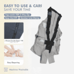 Ergonomic Baby Carrier Bag / Baby Holder Carrier (1 pc) - Back View by Nari Haat, Indian ethnic wear, women clothing,...