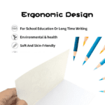 Kids' Stationery Kit: Wooden Pencils, Sharpener, Eraser, Diary (8 Pc Set) - Closeup Embroidery by Nari Haat, Indian e...