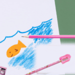 Kids' Stationery Kit: Wooden Pencils, Sharpener, Eraser, Diary (8 Pc Set) - Full Detail by Nari Haat, Indian ethnic w...