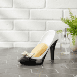 Creative High Heels Soap Box - Neckline Detail by Nari Haat, Indian ethnic wear, women clothing, designer suit