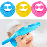 Soft Adjustable Baby Shower Cap – Splash-Proof Eye & Ear Protection for Bath Time - Full Detail by Nari Haat, India...