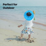 Soft Adjustable Baby Shower Cap – Splash-Proof Eye & Ear Protection for Bath Time - Sleeve Design by Nari Haat, Ind...