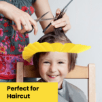 Soft Adjustable Baby Shower Cap – Splash-Proof Eye & Ear Protection for Bath Time - Back View by Nari Haat, Indian ...