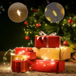 LED Flexible Wire Waterproof Lights (2AA Battery Operated, Battery not included) - Fabric Detail by Nari Haat, Indian...