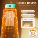 Portable Clothes Folding Dryer, Portable Dryer (1 Pc) - Back View by Nari Haat, Indian ethnic wear, women clothing, d...