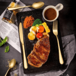 Premium Cutlery Set 24 Pcs with Oval Shaped Stand  (Golden / 24 pcs set) - With Dupatta by Nari Haat, Indian ethnic w...