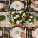 Premium Cutlery Set 24 Pcs with Oval Shaped Stand  (Golden / 24 pcs set) - Back View by Nari Haat, Indian ethnic wear...