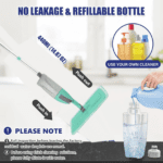 Cleaning 360 Degree Healthy Spray Mop with Removable Washable Cleaning Pad - Sleeve Design by Nari Haat, Indian ethni...