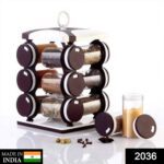 Spice jar Set - Food Grade Plastic 12pcs Spice jar (Brown Box) - With Dupatta by Nari Haat, Indian ethnic wear, women...