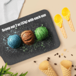 2-Piece Plastic Ice Cream & Watermelon Scooper with Trigger Dipper - With Dupatta by Nari Haat, Indian ethnic wear, w...