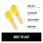 2-Piece Plastic Ice Cream & Watermelon Scooper with Trigger Dipper - Closeup Embroidery by Nari Haat, Indian ethnic w...