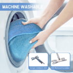 Adjustable 360° Flat Hand Mop: Floors, Walls, Ceilings (Easy Squeeze) - Back View by Nari Haat, Indian ethnic wear, ...